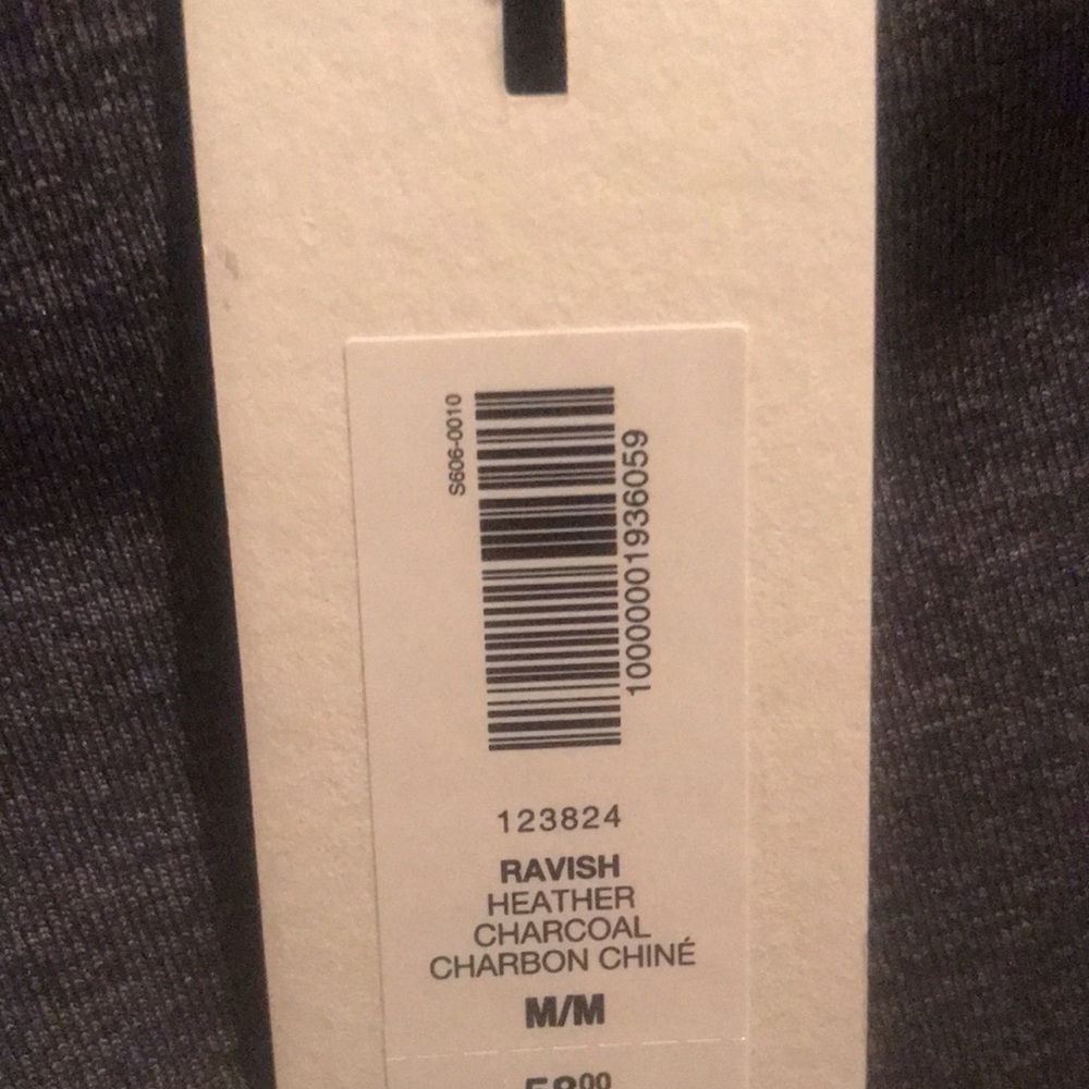 Aritzia Heather Charcoal Off-the-Shoulder Top - Picture 9 of 14